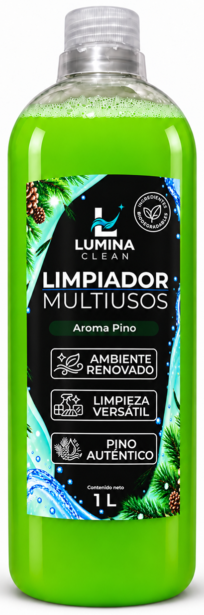 Limpiador multiusos aroma pino Lumina Clean de 1 litro