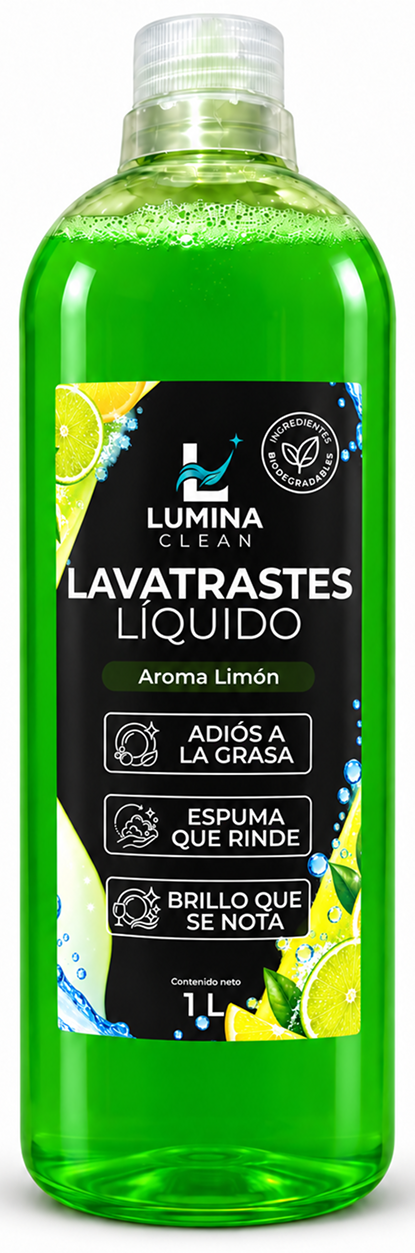 Lavatrastes líquido Lumina Clean de 1 litro