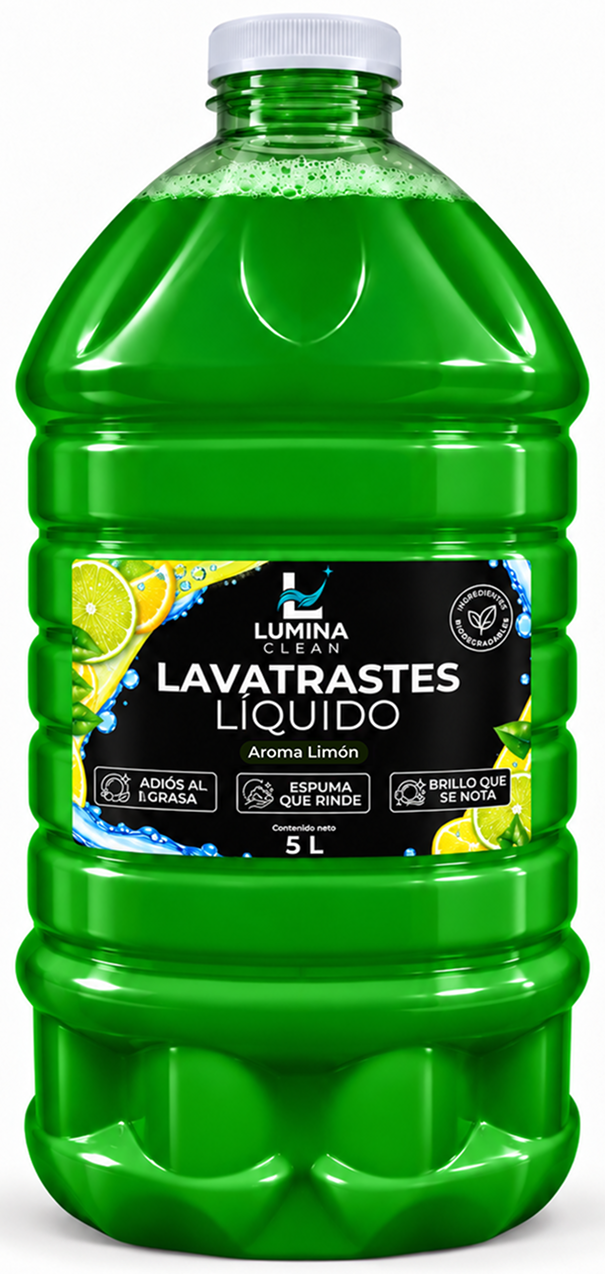 Lavatrastes líquido Lumina Clean de 5 litros